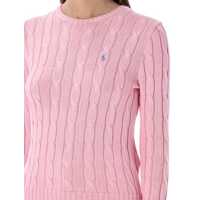 Pulovere Ralph Lauren Dama - Pulovere Ralph Lauren Polo Ralph Lauren Cable-Knit Cotton Crewneck Sweater CARAMEL PINK Femei (BM 16494720) - B-mall.ro