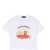 DSQUARED2 Crop Print T-Shirt WHITE