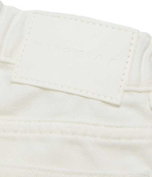 Pantaloni scurti MM6 Maison Margiela Mm6P113U WHITE Baieti (BM 16499820) 3