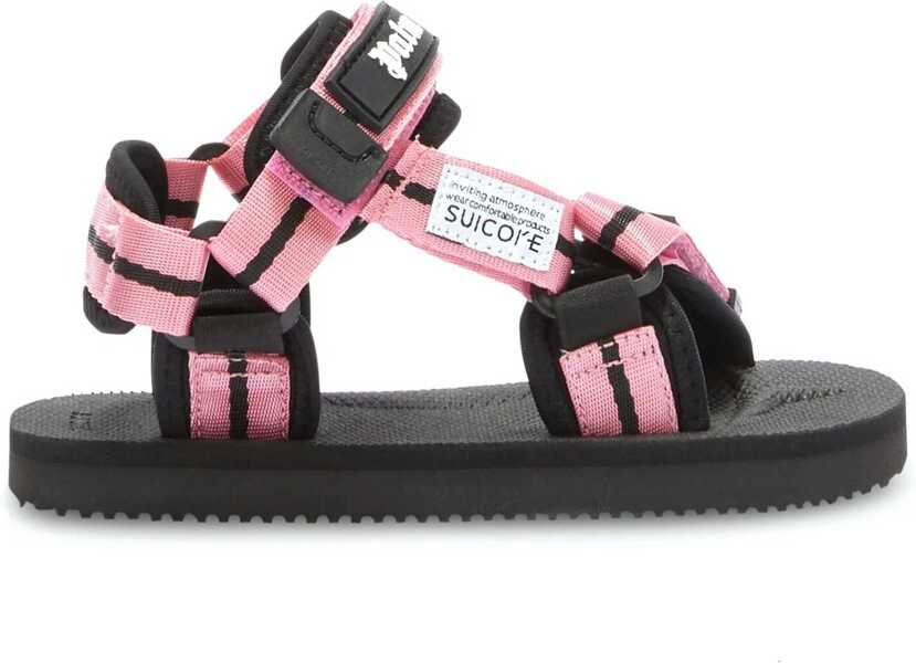 Sandale fara toc Palm Angels Pa X Suicoke Depa2Kids Sandal PINK Fete (BM 16499844) 2