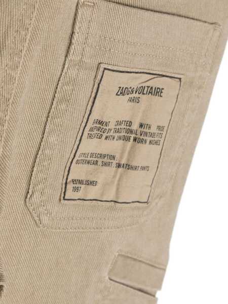 Pantaloni casual Zadig & Voltaire Pants BEIGE Baieti (BM 16499877) 3
