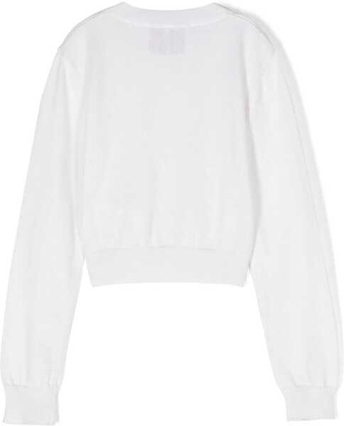 Cardigane SIMONETTA Knit Cardigan WHITE Fete (BM 16499886) 2