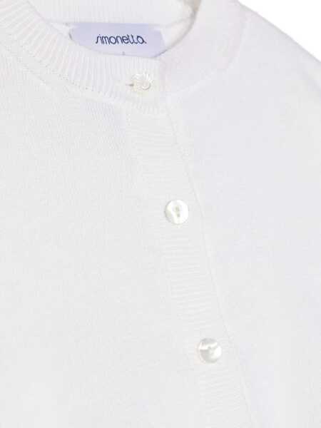 Cardigane SIMONETTA Knit Cardigan WHITE Fete (BM 16499886) 3