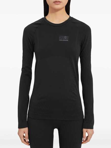 Bluze MM6 Maison Margiela Tops With Logo BLACK Femei (BM 16499970) 5