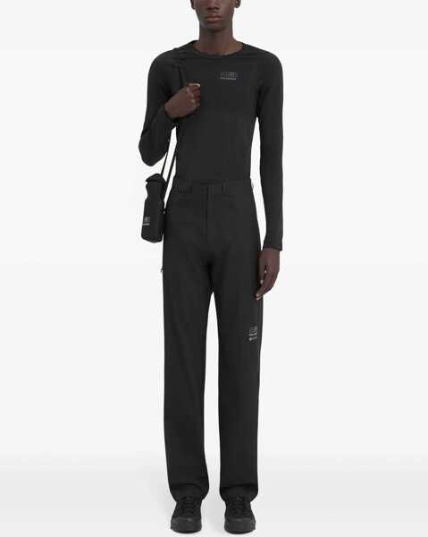 Pantaloni casual MM6 Maison Margiela Straight Leg Pants BLACK Barbati (BM 16500009) 2