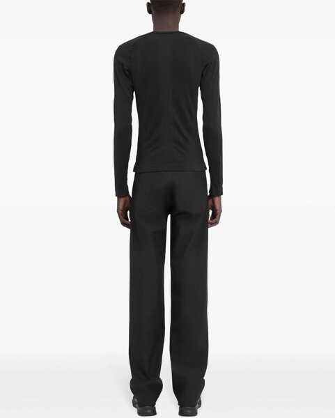 Tricouri MM6 Maison Margiela Technical Fabric Top BLACK Barbati (BM 16500030) 4