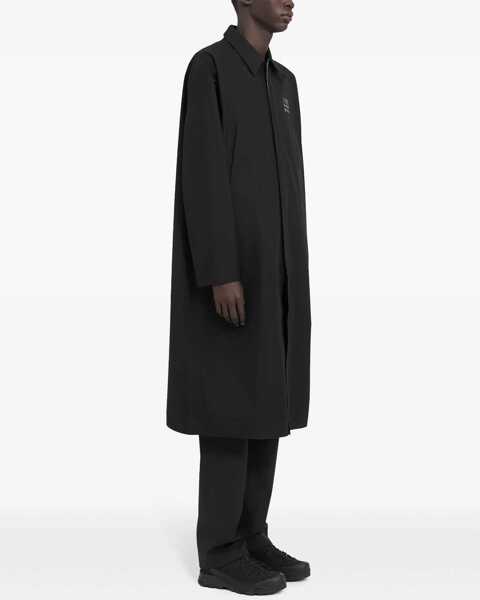 Paltoane MM6 Maison Margiela Trench Coat With Logo BLACK Barbati (BM 16500036) 3