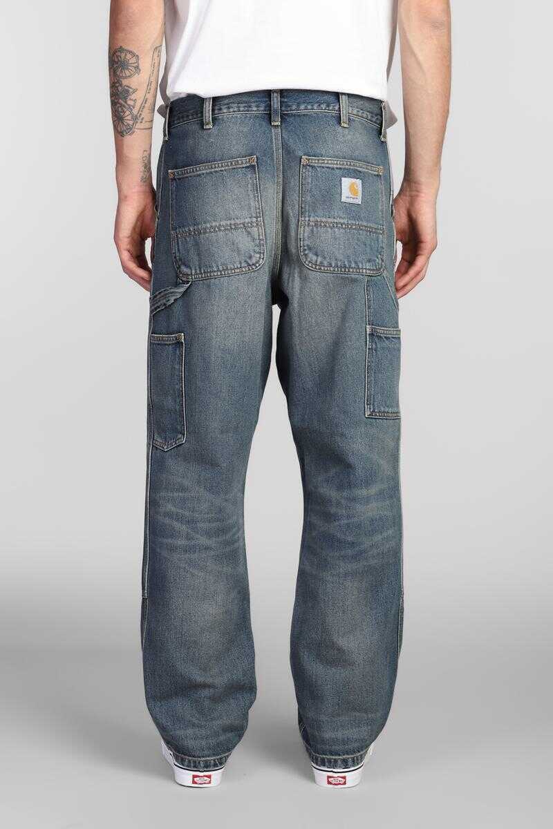 Blugi Carhartt Carhartt Wip Double Knee Pant Jeans BLUE Barbati (BM 16500828) 3