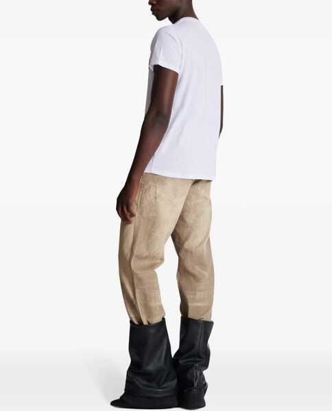 Tricouri Balmain T-Shirt With Logo WHITE Barbati (BM 16501908) 4