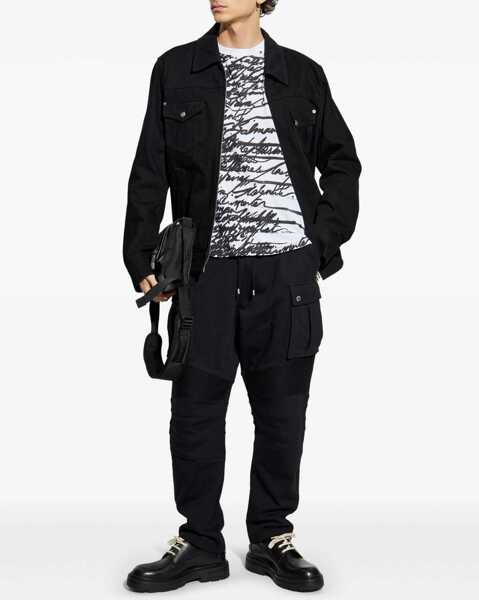 Tricouri Balmain Love Letter T-Shirt MULTICOLOUR Barbati (BM 16501911) 2