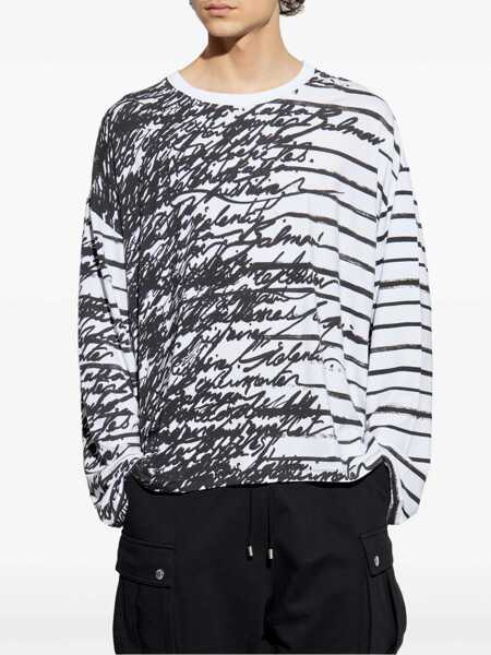 Tricouri Balmain Love Letter T-Shirt MULTICOLOUR Barbati (BM 16501911) 3