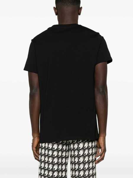 Tricouri Balmain T-Shirt With Logo BLACK Barbati (BM 16501926) 3