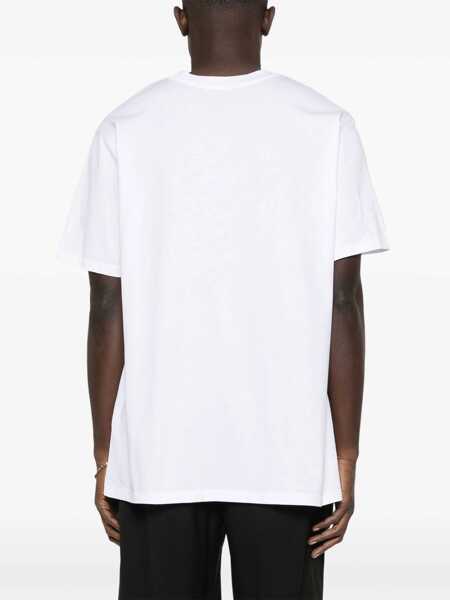 Tricouri Balmain T-Shirt With Logo WHITE Barbati (BM 16501929) 3