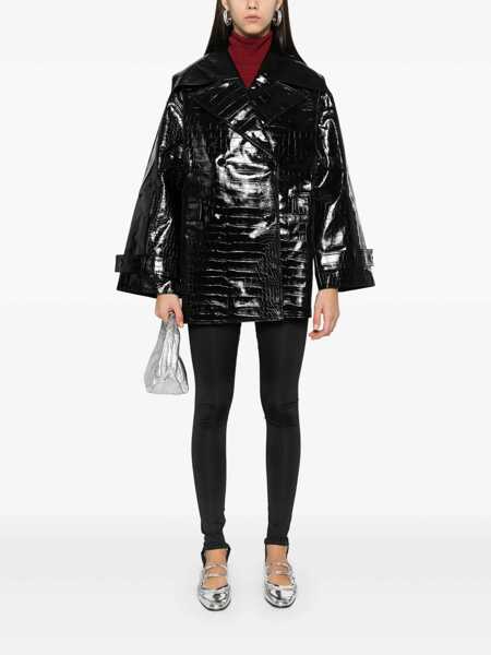 Geci Ganni Ganni Jackets And Vests Black Femei (BM 16502541) 2