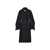 Burberry Burberry Blend Wool Trench Coat Black