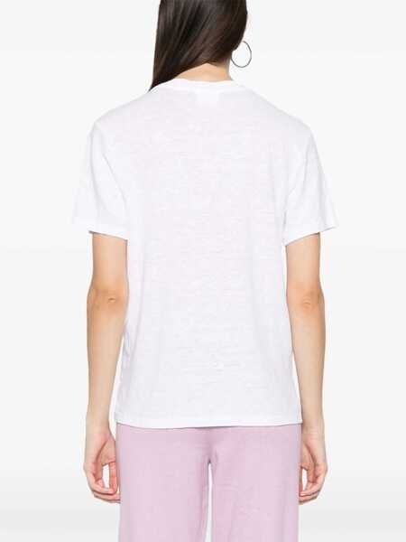 Tricouri ISABEL MARANT ETOILE T-Shirt Zewel WHITE Femei (BM 16505325) 4