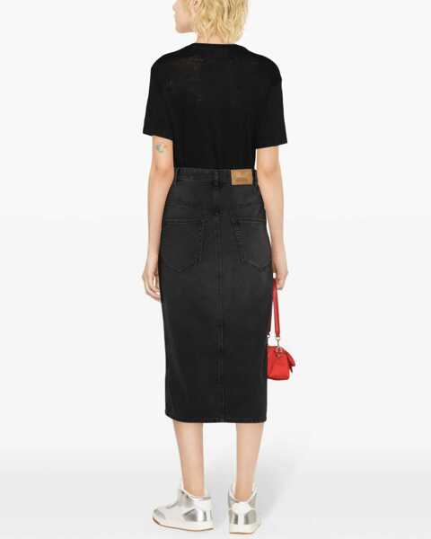 Tricouri ISABEL MARANT ETOILE T-Shirt Zewel BLACK Femei (BM 16505346) 4