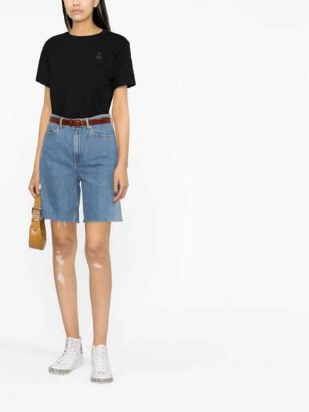 Tricouri ISABEL MARANT ETOILE T-Shirt Aby BLACK Femei (BM 16505349) 2