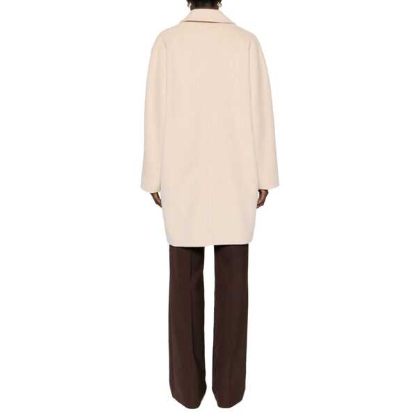 Paltoane Max Mara Max Mara Pila Wool And Cashmere Coat Beige Femei (BM 16505709) 3
