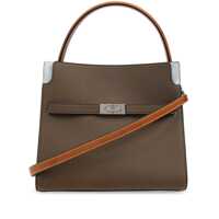 Genti de mana Tory Burch Double Lee Radziwill Leather Handbag Femei