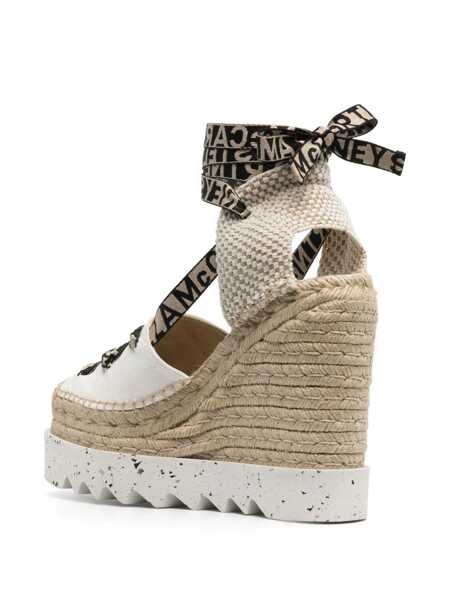 Pantofi cu toc Stella McCartney Stella McCartney Gaia Platform Espadrille Wedges CAMELIA WHITE Femei (BM 16506573) 3
