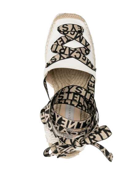 Pantofi cu toc Stella McCartney Stella McCartney Gaia Platform Espadrille Wedges CAMELIA WHITE Femei (BM 16506573) 4