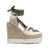 Stella McCartney Stella McCartney Gaia Platform Espadrille Wedges CAMELIA WHITE