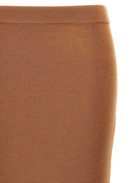 Fuste Saint Laurent Saint Laurent Wool Skirt BROWN Femei (BM 16507554) 3