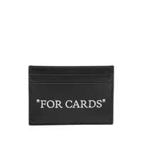 Portofele Off-White Quote Card Case Black White Barbati