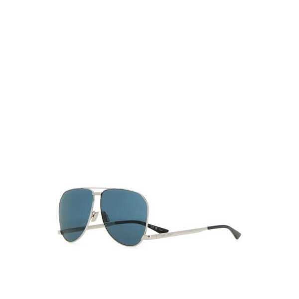 Ochelari de soare Saint Laurent Saint Laurent metal SL 690 DUST Sunglasses Silver Barbati (BM 16512030) 2