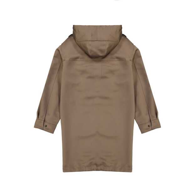 Geci Parka Brunello Cucinelli Brunello Cucinelli Blend Cotton Parka Brown Femei (BM 16512057) 2