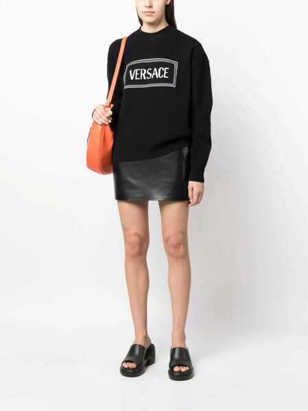 Pulovere Versace Versace Logo Sweater Black Femei (BM 16512297) 2