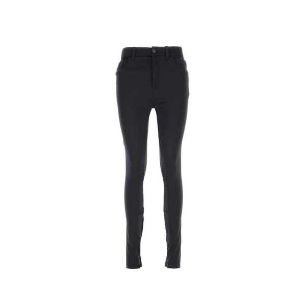 Colanti Balenciaga Balenciaga Logo Leggings Black Femei (BM 16512312) 1