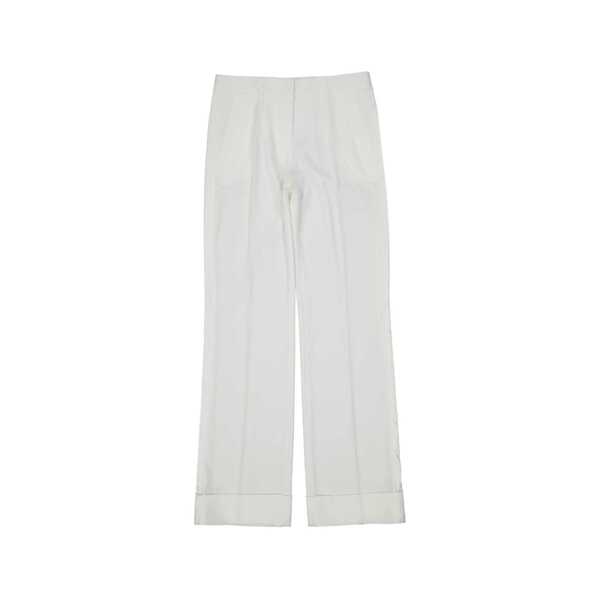 Pantaloni casual BLANCA VITA Blanca Vita Pamela Trousers White Femei (BM 16512318) 1