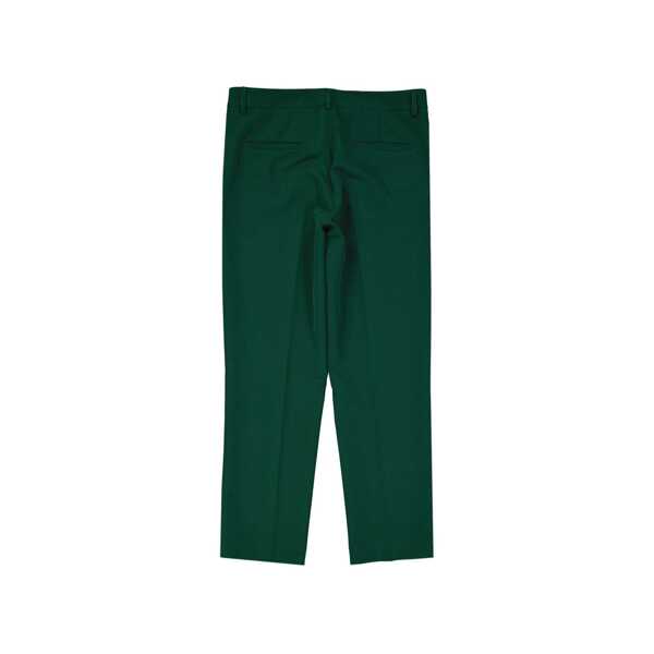 Pantaloni casual BLANCA VITA Blanca Vita Cropped Tailored Trousers Green Femei (BM 16512336) 2