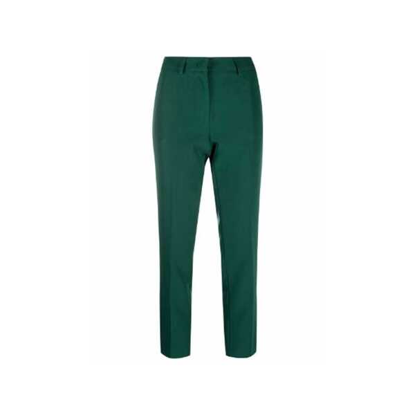 Pantaloni casual BLANCA VITA Blanca Vita Cropped Tailored Trousers Green Femei (BM 16512336) 1