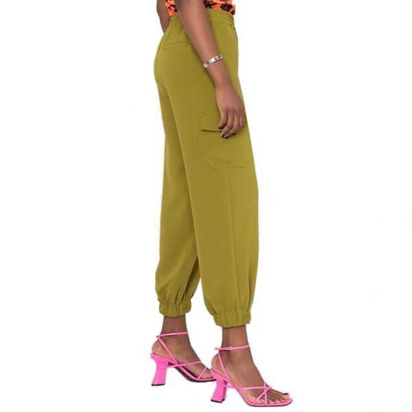Pantaloni casual BLANCA VITA Blanca Vita Pistacia Trousers Green Femei (BM 16512345) 3