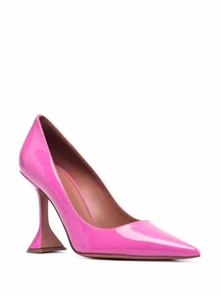 Pantofi cu toc AMINA MUADDI Amina Muaddi Ami Patent Leather Pumps Pink Femei (BM 16512378) 2