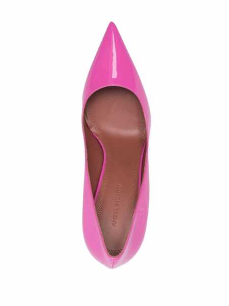 Pantofi cu toc AMINA MUADDI Amina Muaddi Ami Patent Leather Pumps Pink Femei (BM 16512378) 4