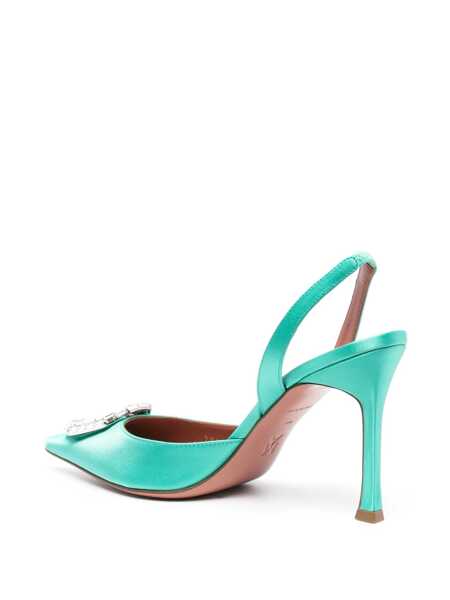 Pantofi cu toc AMINA MUADDI Amina Muaddi Camelia Pumps Green Femei (BM 16512381) 3