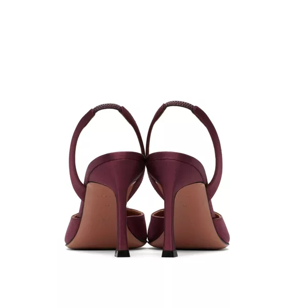 Pantofi cu toc AMINA MUADDI Amina Muaddi Camelia Sling 90 Satin Pumps Red Femei (BM 16512387) 3