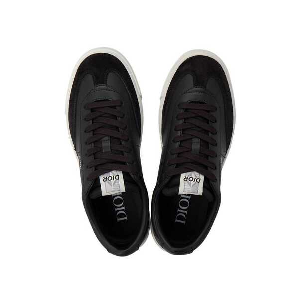Sneakers Dior Dior Leather Sneakers Black Barbati (BM 16512567) 3