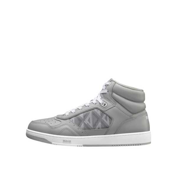 Sneakers Dior Dior B27 High Diamond Sneakers Gray Femei (BM 16512597) 2