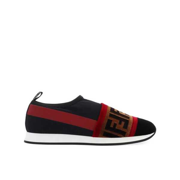 Sneakers Fendi Fendi Logo Sneakers Black Femei (BM 16512660) 1