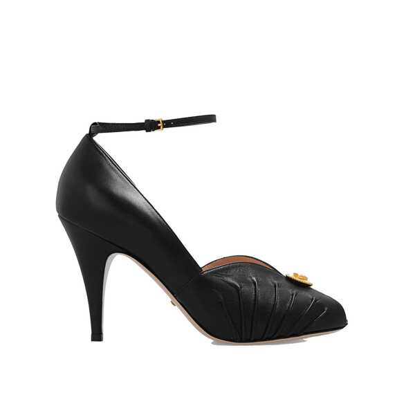 Pantofi cu toc Gucci Gucci Leather Pumps Black Femei (BM 16512675) 1