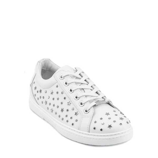Sneakers Jimmy Choo Jimmy Choo Cash Star Leather Sneakers White Barbati (BM 16512738) 2