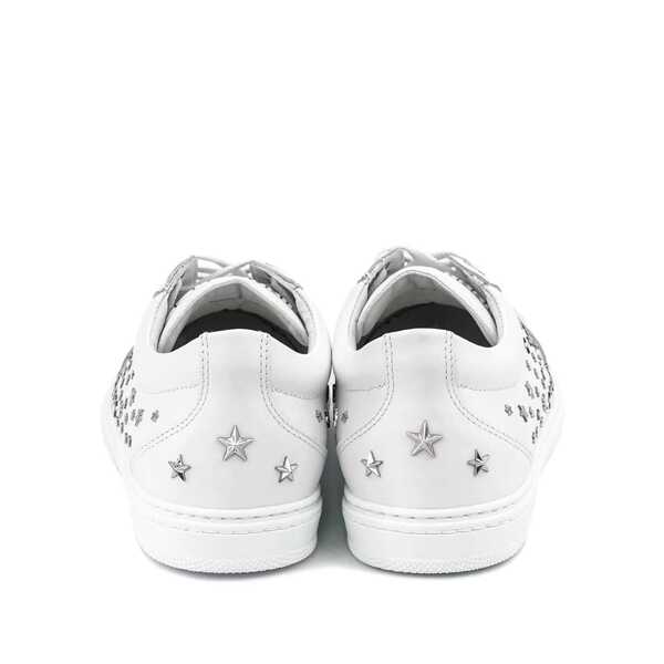 Sneakers Jimmy Choo Jimmy Choo Cash Star Leather Sneakers White Barbati (BM 16512738) 3