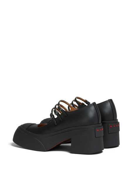Pantofi cu toc Marni Marni Pablo Leather Pumps Black Femei (BM 16512804) 3