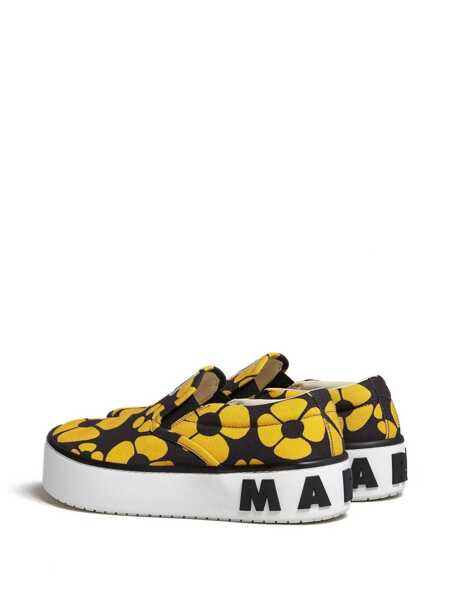Sneakers Marni Marni Printed Slip On Sneakers Black Femei (BM 16512807) 3