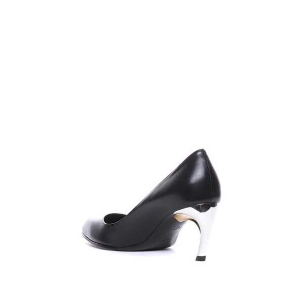 Pantofi cu toc Alexander McQueen Alexander McQueen Armadillo Leather Pumps Black Femei (BM 16512846) 3